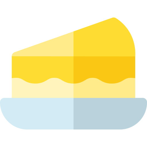 cheesecake Basic Rounded Flat Icône
