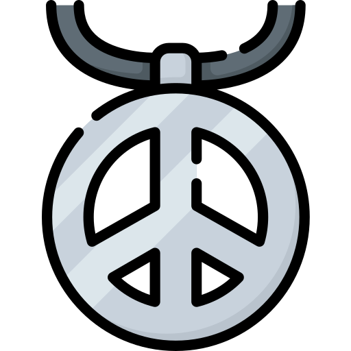 Peace symbol Special Lineal color icon