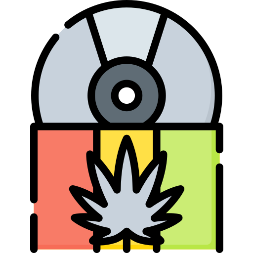 콤팩트 디스크 Special Lineal color icon