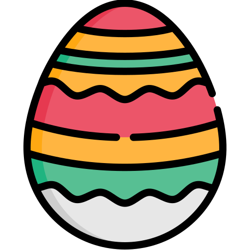 uovo di pasqua Special Lineal color icona