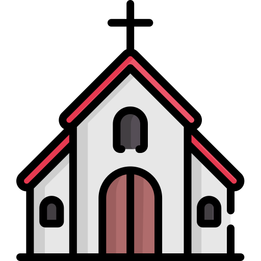 Iglesia Special Lineal color icono