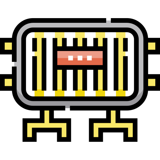 フェンス Detailed Straight Lineal color icon