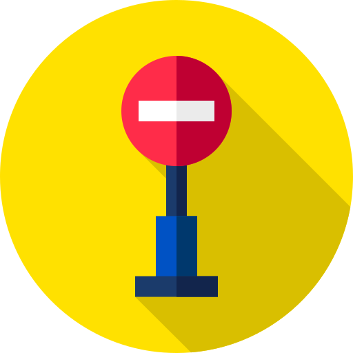 Do not enter Flat Circular Flat icon