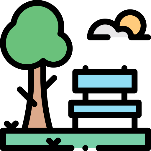 나무 Detailed Rounded Lineal color icon