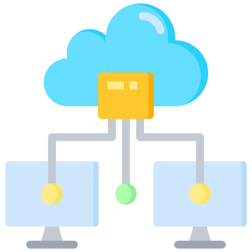 Cloud computing Generic color fill icon