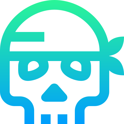 Skull Super Basic Straight Gradient icon