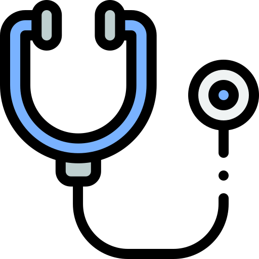 聴診器 Detailed Rounded Lineal color icon
