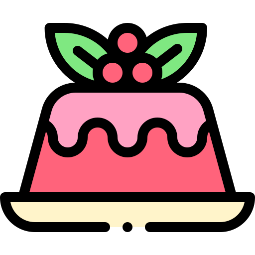 Pudding Detailed Rounded Lineal color icon