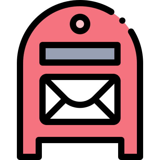 briefkasten Detailed Rounded Lineal color icon
