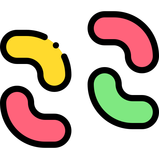 gummibärchen Detailed Rounded Lineal color icon