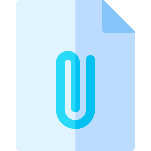 Documento Basic Rounded Flat icono