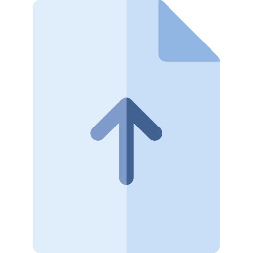 Subir Basic Rounded Flat icono
