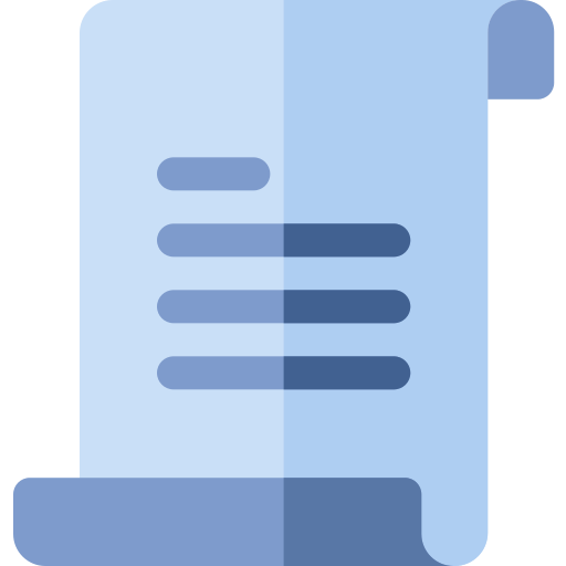 document Basic Rounded Flat icoon