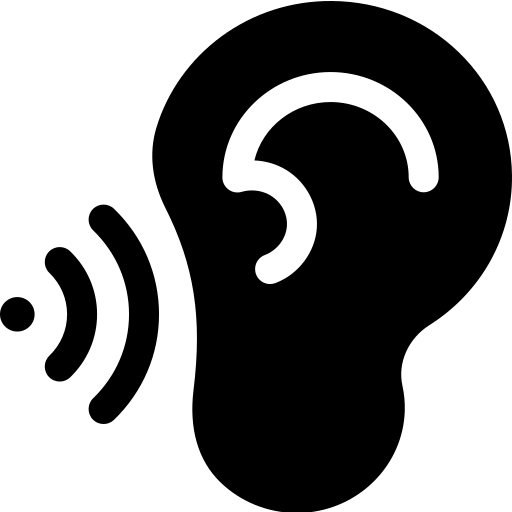 przesłuchanie Basic Rounded Filled ikona