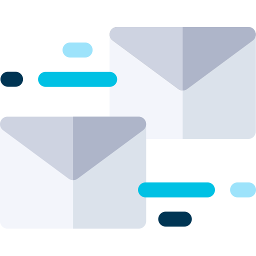 Почтовое отправление Basic Rounded Flat иконка