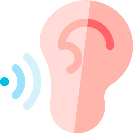 Hearing Basic Rounded Flat icon