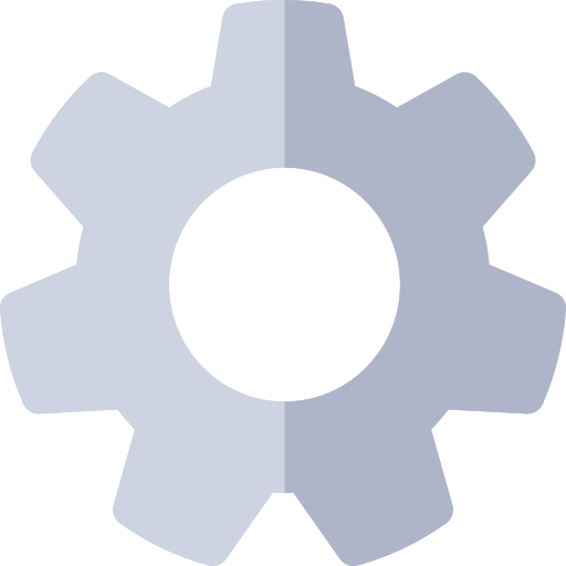 설정 Basic Rounded Flat icon