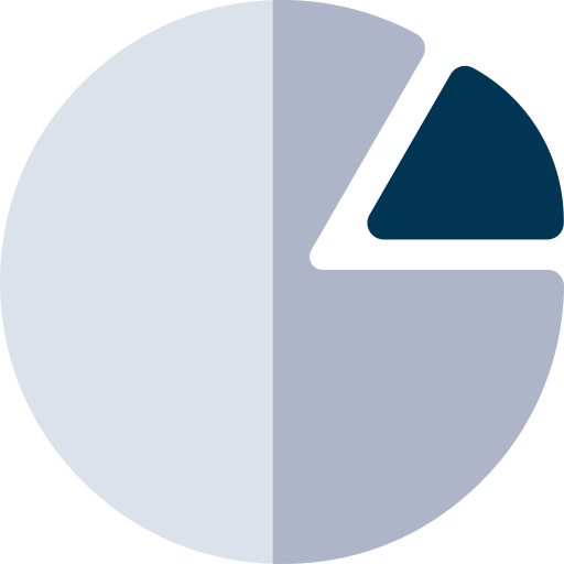 kuchendiagramm Basic Rounded Flat icon