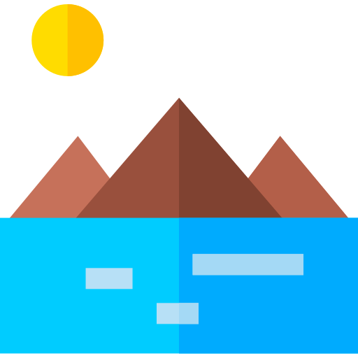 jezioro Basic Straight Flat ikona