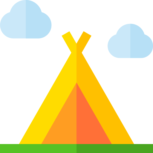 Campamento Basic Straight Flat icono