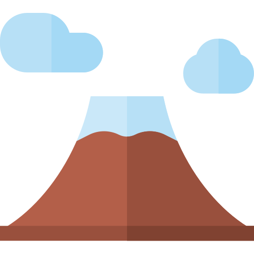 富士山 Basic Straight Flat icon