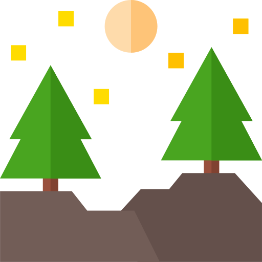 숲 Basic Straight Flat icon