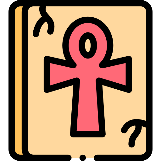 Ankh Detailed Rounded Lineal color icon