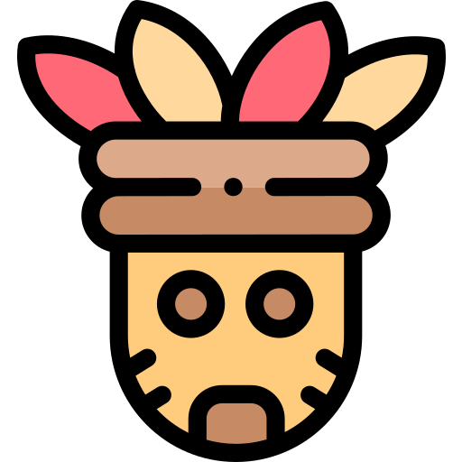Aztec Detailed Rounded Lineal color icon