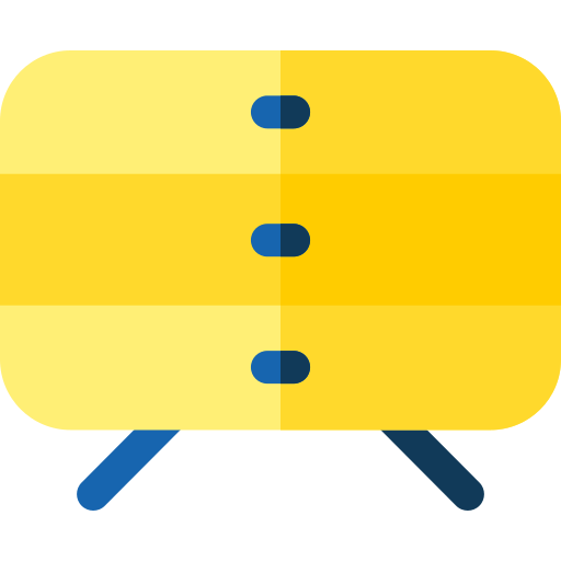 Drawer Basic Rounded Flat icon