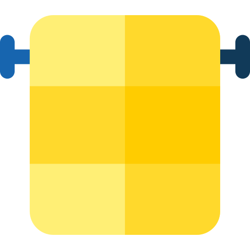タオル Basic Rounded Flat icon