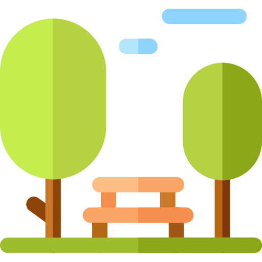 공원 Basic Rounded Flat icon