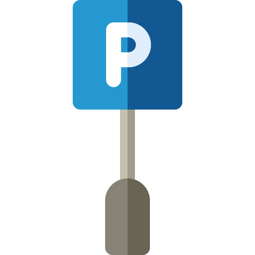 parcheggio Basic Rounded Flat icona
