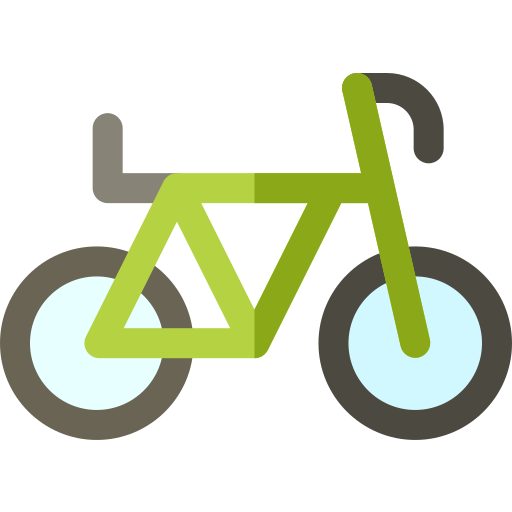 Bicicleta Basic Rounded Flat Ícone