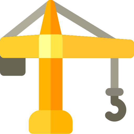 Crane Basic Rounded Flat icon