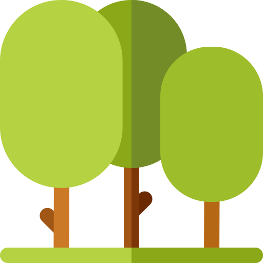 árboles Basic Rounded Flat icono