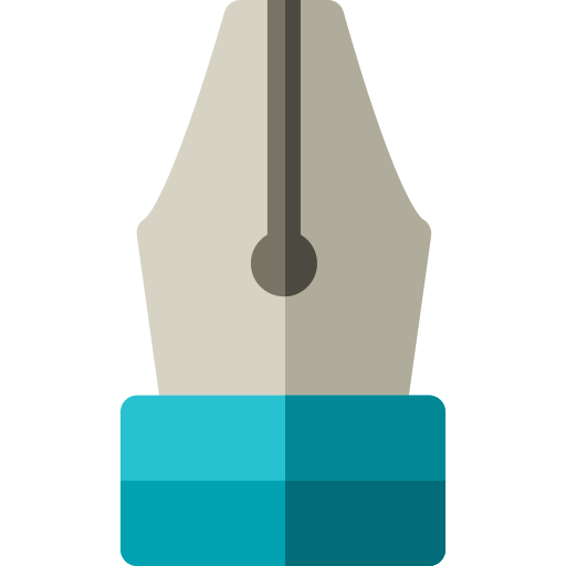pen Basic Rounded Flat icoon