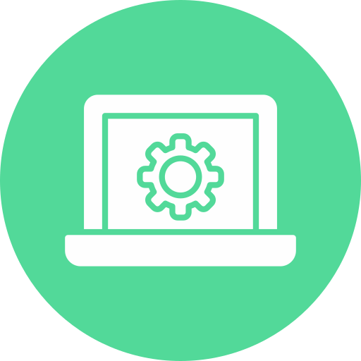 computadora portátil Generic color fill icono
