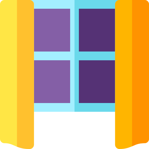 Window Basic Rounded Flat icon