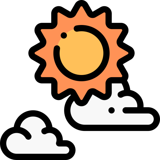 sonne Detailed Rounded Lineal color icon