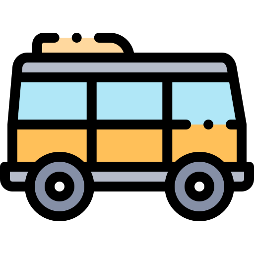 van Detailed Rounded Lineal color icon