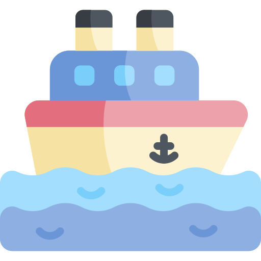 船 Kawaii Flat icon