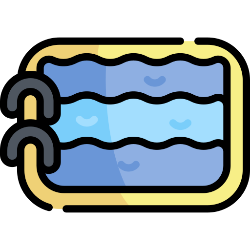 schwimmbad Kawaii Lineal color icon