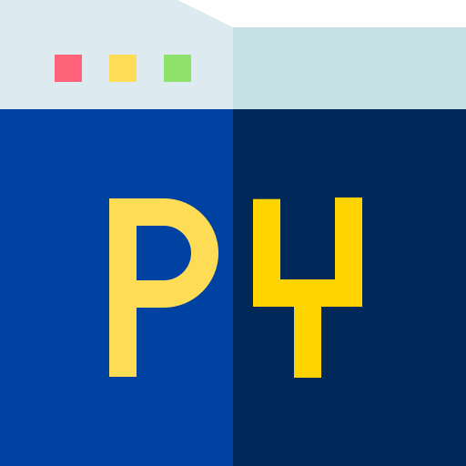 Python Basic Straight Flat icon