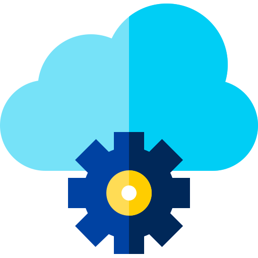 cloud-einstellungen Basic Straight Flat icon
