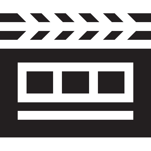Cinema Basic Straight Filled icon