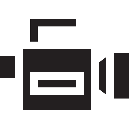 ビデオカメラ Basic Straight Filled icon
