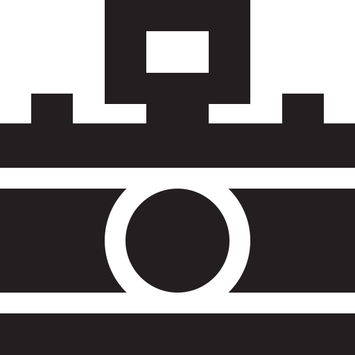 Camera Basic Straight Filled icon