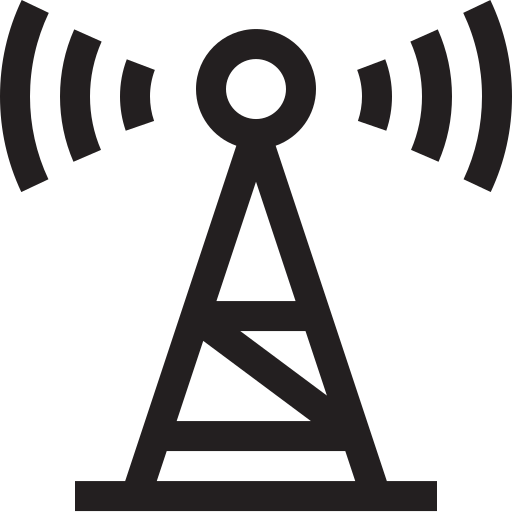 Antenna Basic Straight Lineal icon