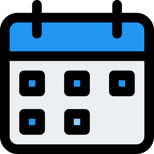 kalender Pixel Perfect Lineal Color icon
