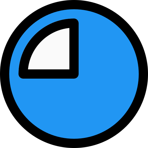 Trimestre Pixel Perfect Lineal Color icono